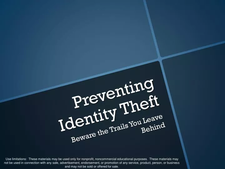preventing identity theft