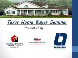Texas Home Buyer Seminar