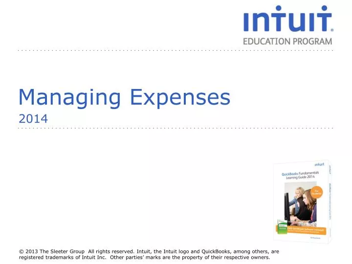 managing expenses