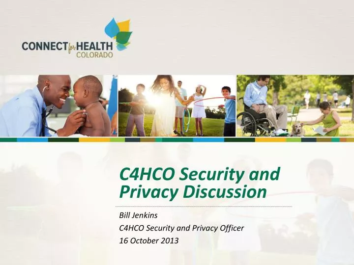 c4hco security and privacy discussion