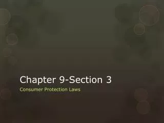 Chapter 9-Section 3