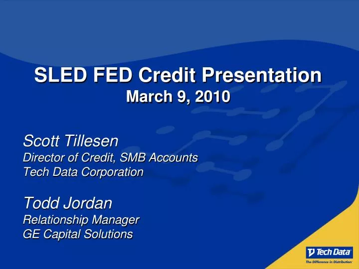 sled fed credit presentation march 9 2010