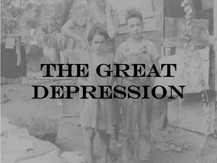 the great depression