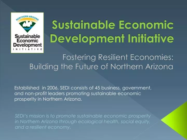 sustainable economic development initiative