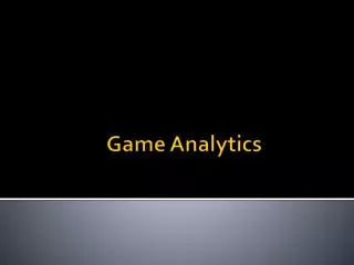 Game Analytics
