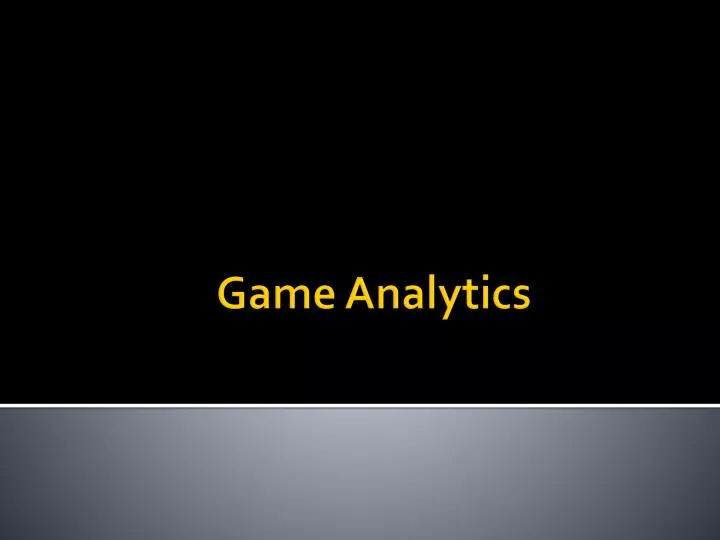 game analytics