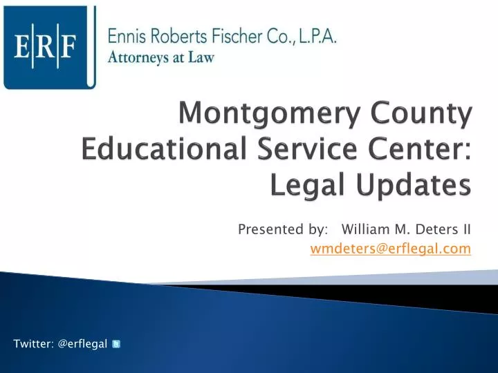 montgomery county educational service center legal updates