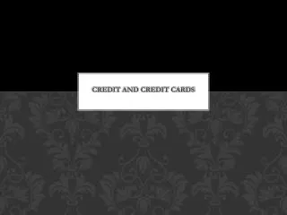 credit and credit cards