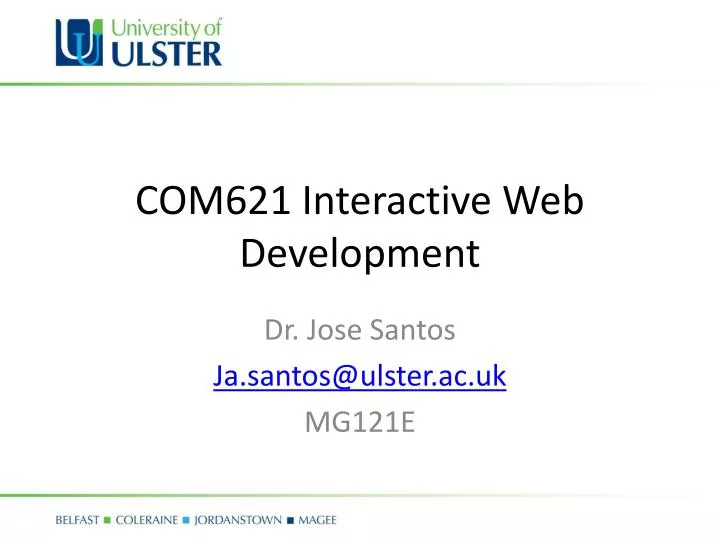 com621 interactive web development