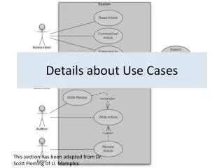 Details about Use Cases