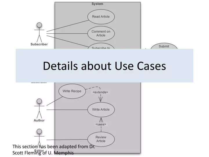 details about use cases