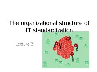 T he organizational structure of IT standardization