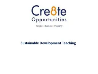 sustainable development teaching