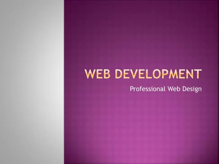 web development