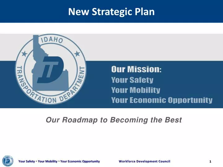 new strategic plan