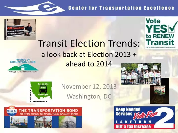 transit election trends a look back at election 2013 ahead to 2014