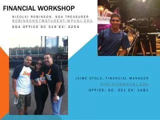 Financial Workshop