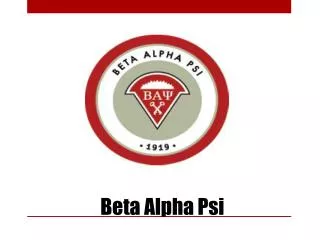 Beta Alpha Psi