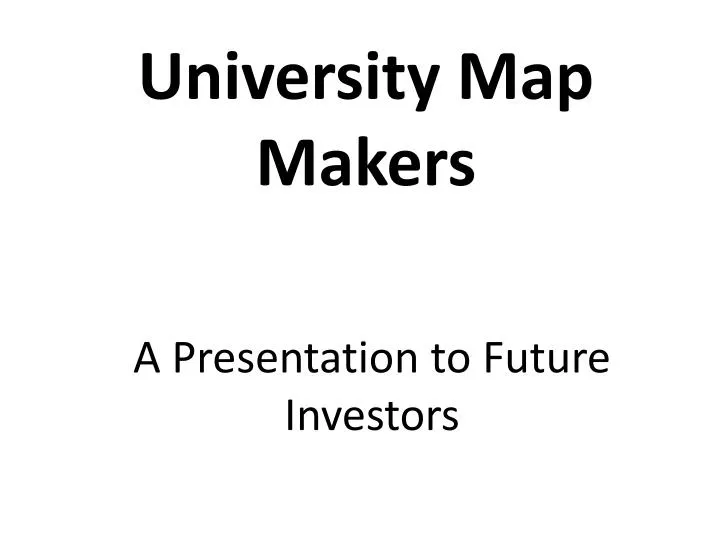 university map makers