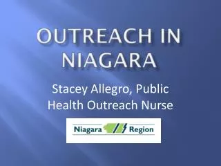 Outreach in Niagara