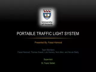 Portable Traffic Light System