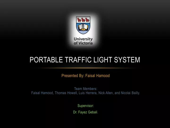 portable traffic light system