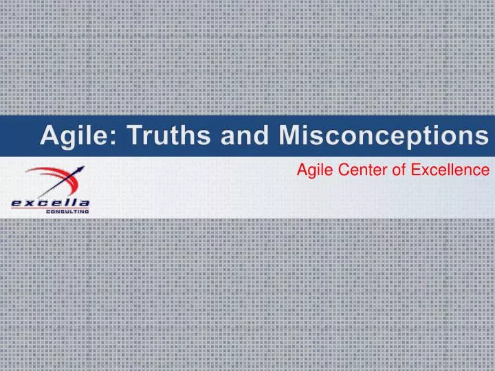 agile truths and misconceptions