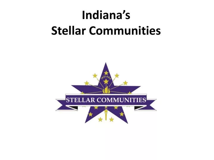 indiana s stellar communities