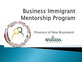 Business Immigrant Mentorship Program