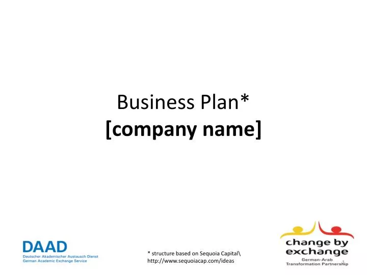 business plan company name