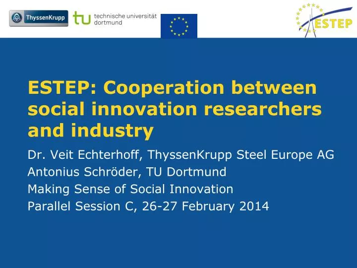 estep cooperation between social innovation researchers and industry
