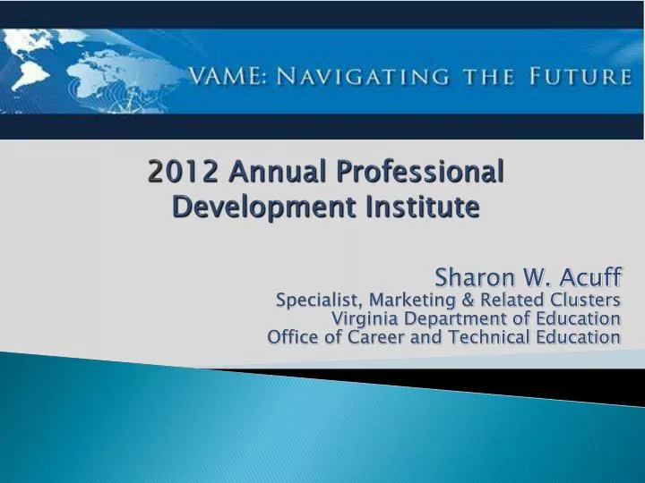 2 012 annual professional development institute