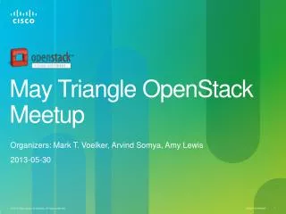 May Triangle OpenStack Meetup