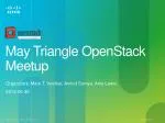 May Triangle OpenStack Meetup - slide 1