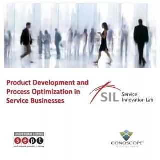 Product Development and Process Optimization in Service Businesses