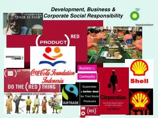 Development, Business &amp; Corporate Social Responsibility