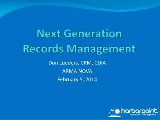 next generation records management