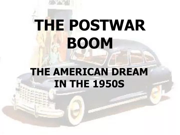 the postwar boom