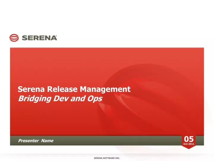 serena release management bridging dev and ops