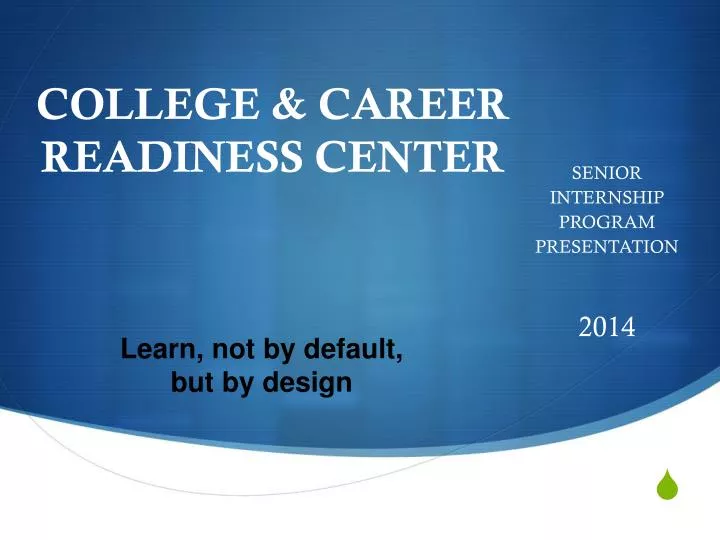 college career readiness center