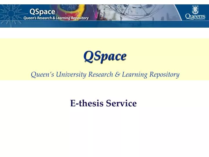 qspace queen s university research learning repository