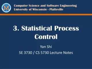 3. Statistical Process Control