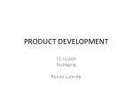 PRODUCT DEVELOPMENT - slide 1
