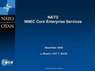 NATO NNEC Core Enterprise Services