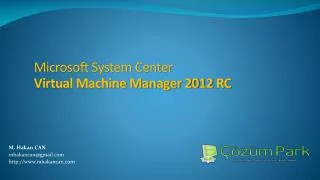 Microsoft System Center Virtual Machine Manager 2012 RC