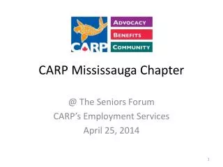 CARP Mississauga Chapter