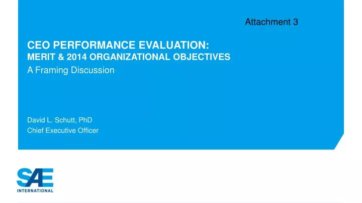 ceo performance evaluation merit 2014 organizational objectives