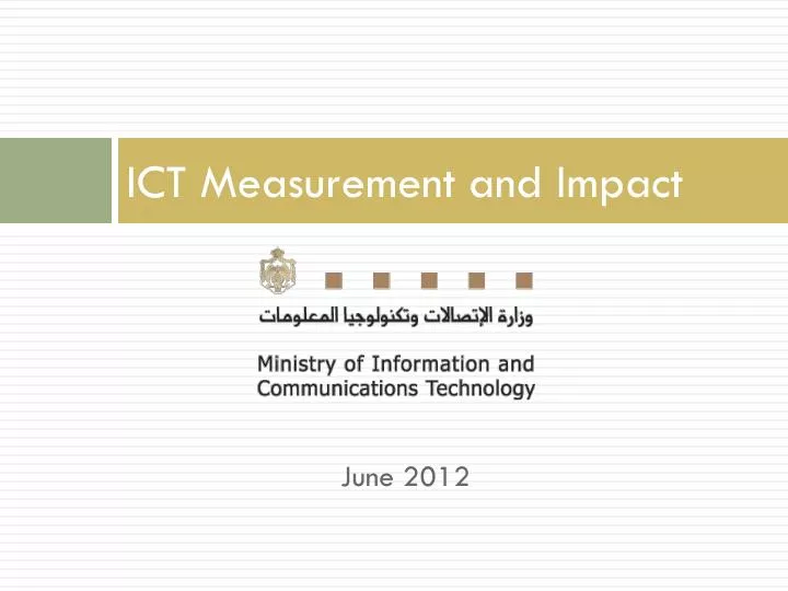 ict measurement and impact