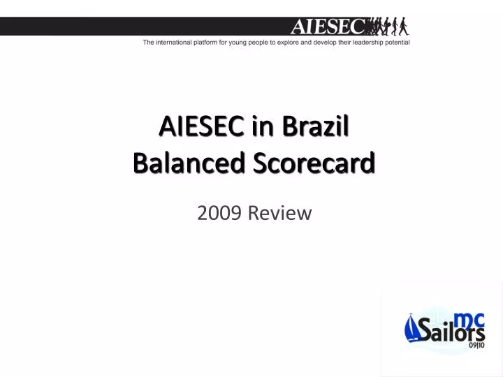 aiesec in brazil balanced scorecard