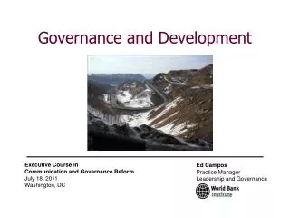 Governance and Development